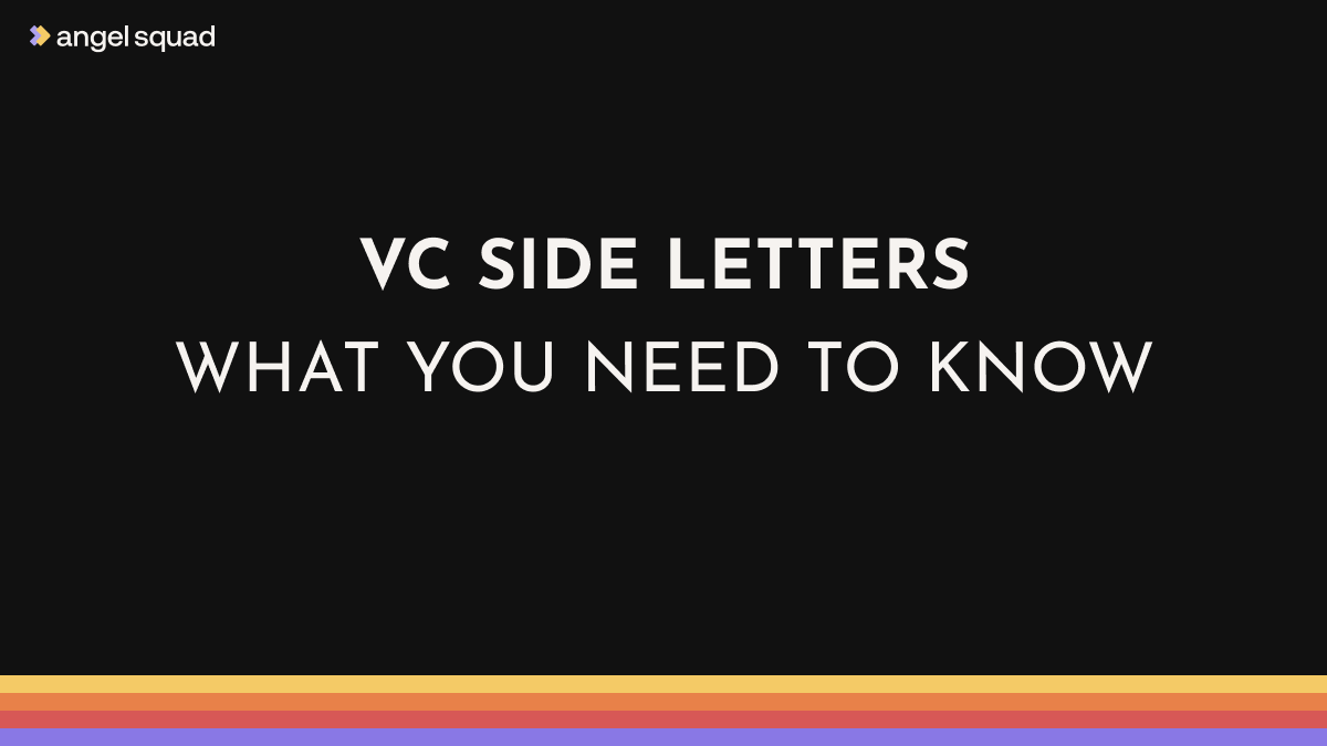 Venture Capital Side Letters What You Need to Know Hustle Fund